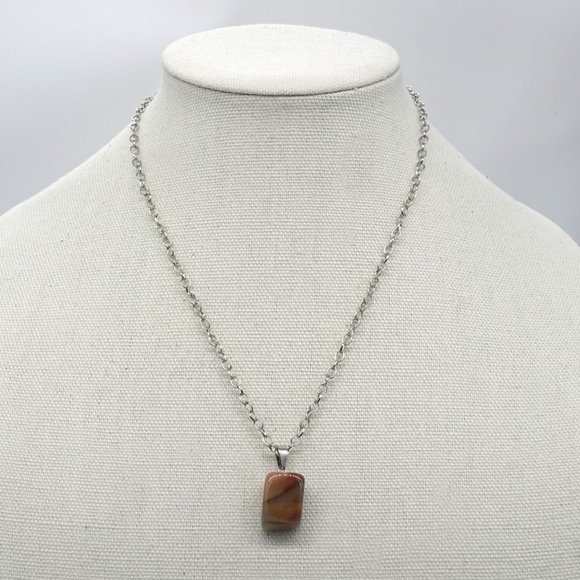 My Bead Emporium Jewelry - Necklace with brown Agate.